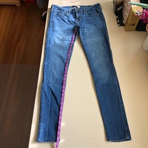 hollister super skinny low rise jeans